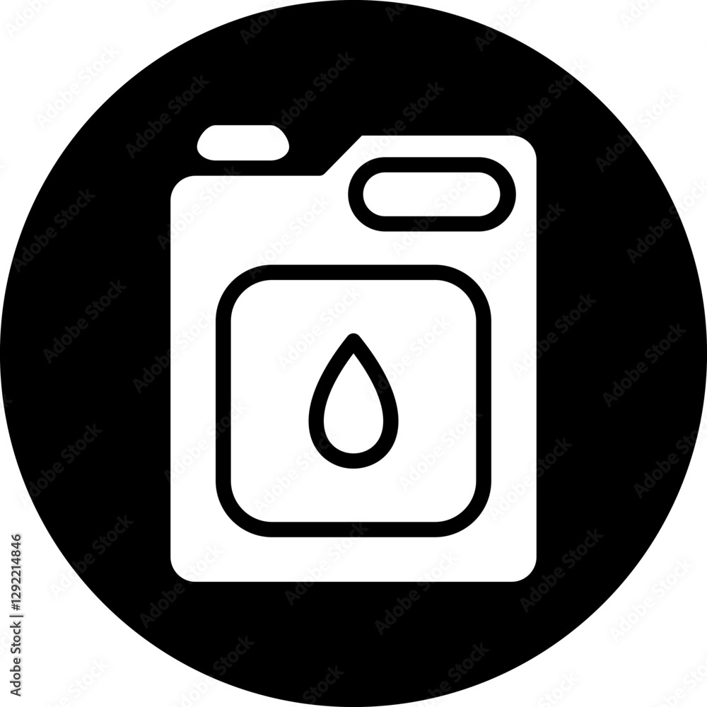 Gasoline pump vector icon style Gasoline pump vector icon style
