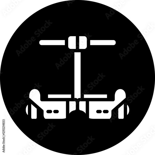 Segway vector icon style