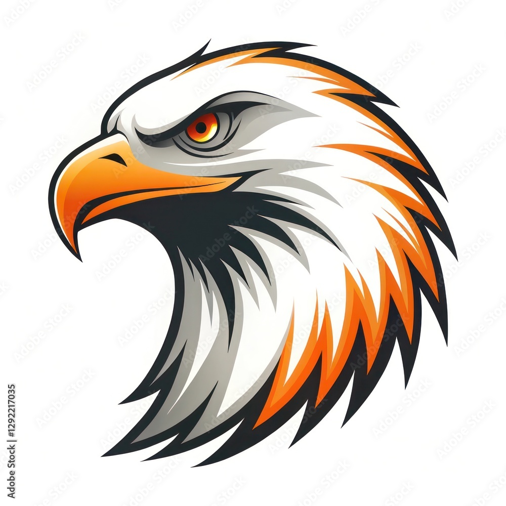 Obraz premium Majestic Bald Eagle Head Profile
