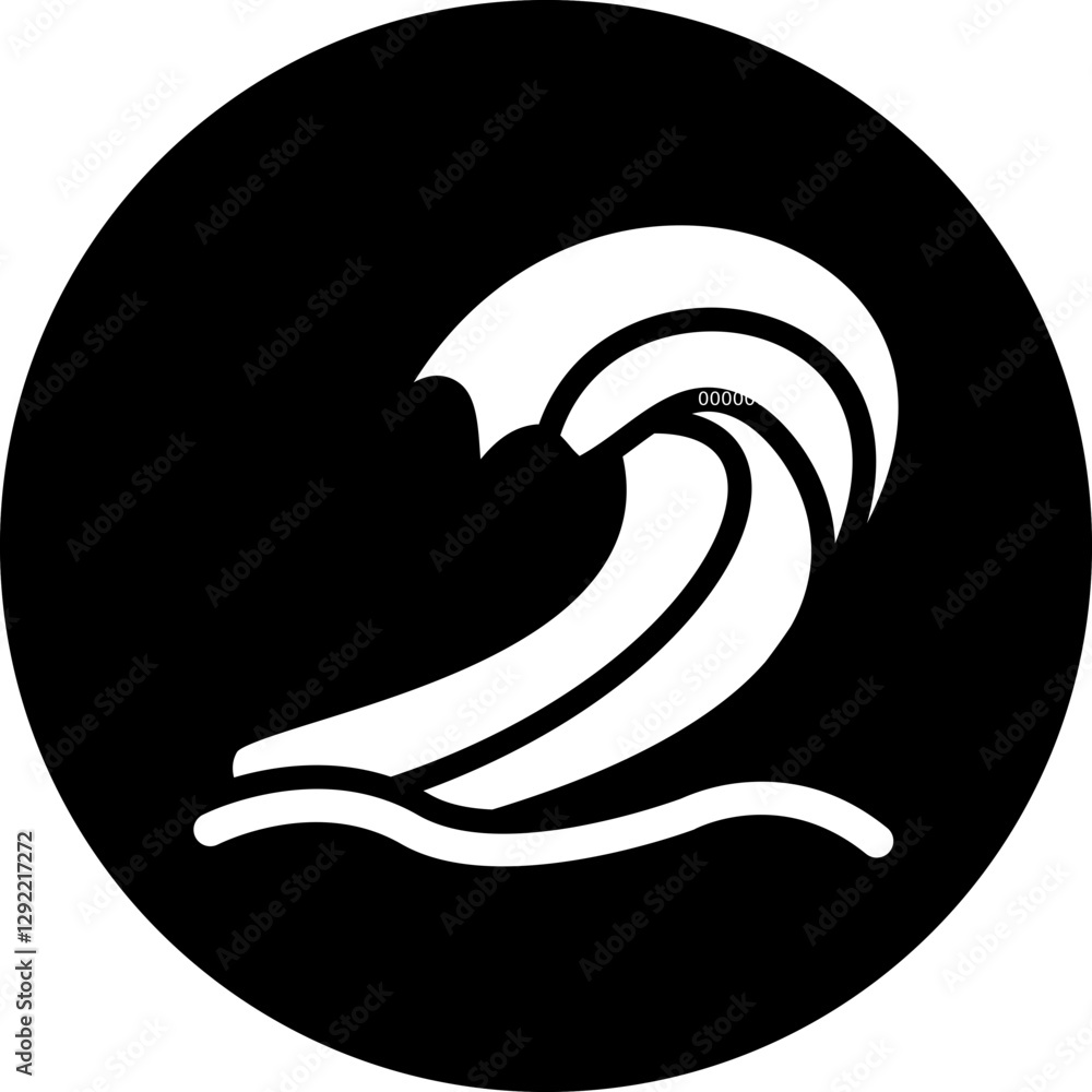 Ocean vector icon style