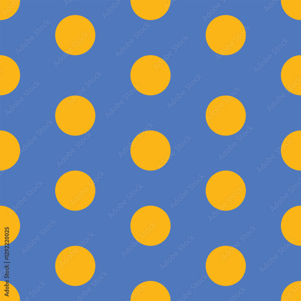 Orange & Blue Polka Dot Seamless Pattern - Digital Paper Background for Scrapbooking, Crafts, and Design Orange & Blue Polka Dot Seamless Pattern - Digital Paper Background for Scrapbooking, Crafts, and Design