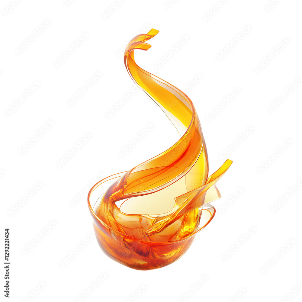 Swirling Flame from Burning Incense Stick Isolated on Transparent Background Swirling Flame from Burning Incense Stick Isolated on Transparent Background
