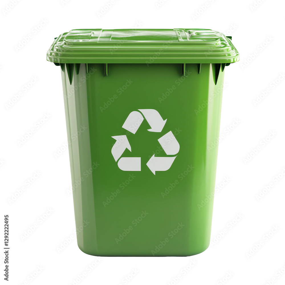 Green recycle garbage bin isolated on Transparent background for waste management and sustainability practices, Recycle garbage bin isolated non isolated on PNG background Green recycle garbage bin isolated on Transparent background for waste management and sustainability practices, Recycle garbage bin isolated non isolated on PNG background