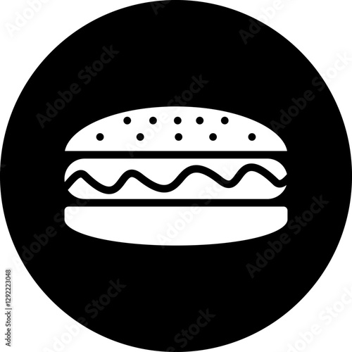 Hot dog Icon style