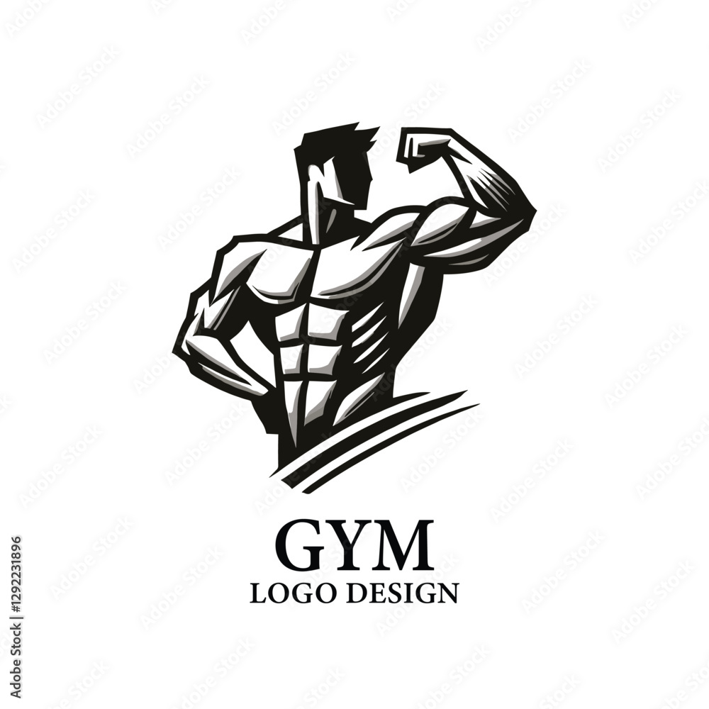 Obraz premium Gym Vector Logo Design