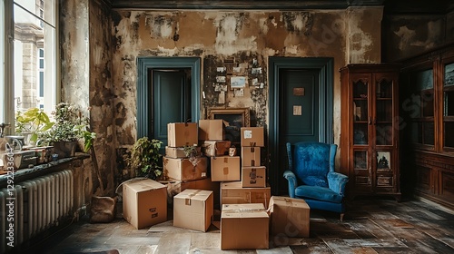 Moving Day in a Historic Interior