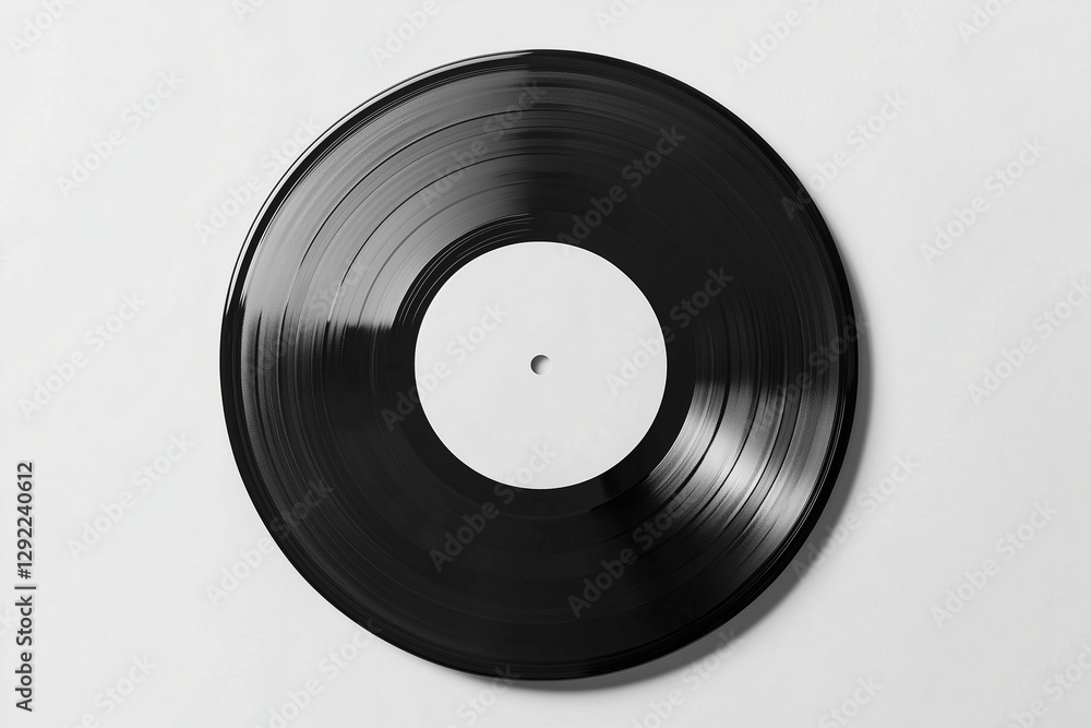 Obraz premium Vinyl record mockup isolated