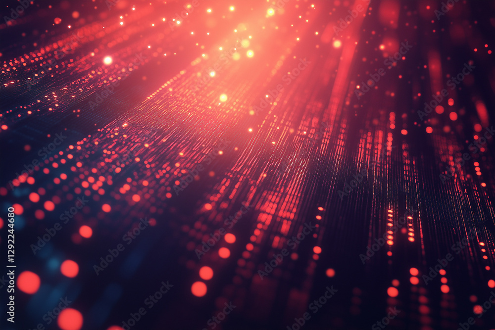 Fototapeta premium Abstract binary background for hackathon and other digital events