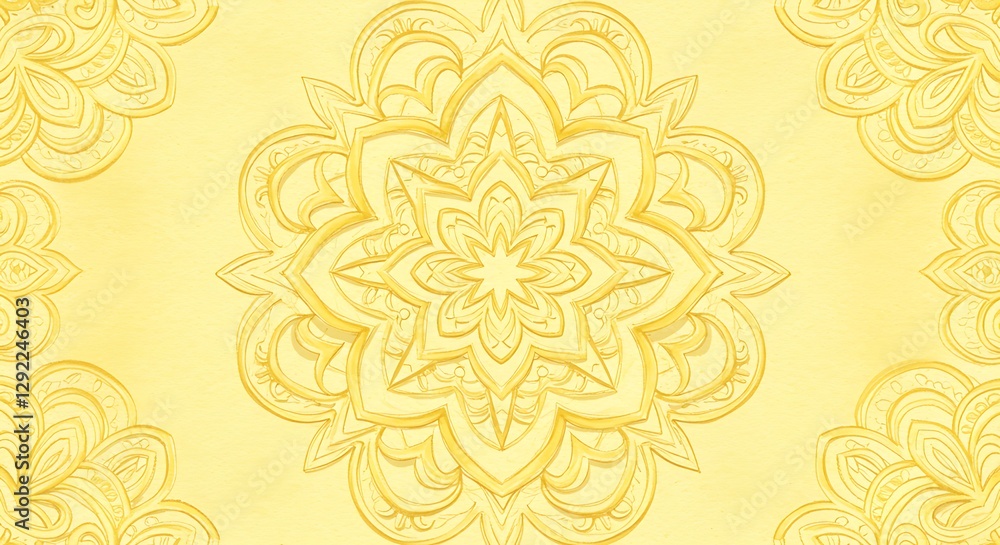Gold Mandala Seamless Pattern Decorative Design Ultra HD 4K Gold Mandala Seamless Pattern Decorative Design Ultra HD 4K