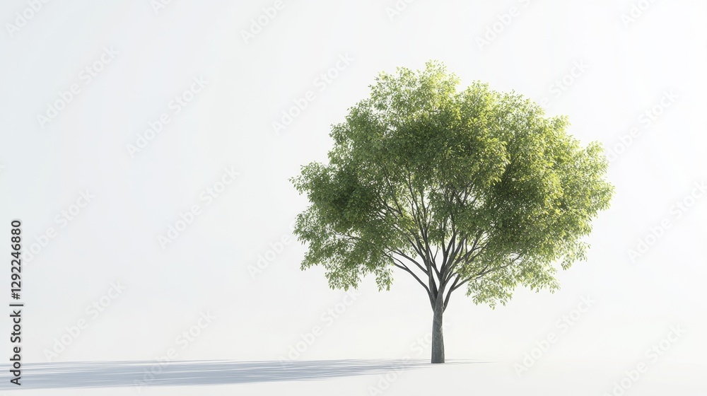 Beautiful green tree isolated against a clean background, perfect for nature and eco-themed projects. Beautiful green tree isolated against a clean background, perfect for nature and eco-themed projects.