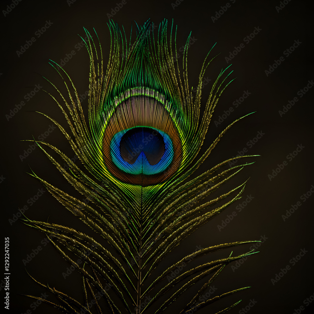 Obraz premium Peacock feather 