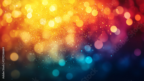 Abstract blurred gradient background in vibrant rainbow colors symbolizing creativity, transformation, and dynamic energy. A modern, smooth, and soft design representing a colorful and harmonious flow