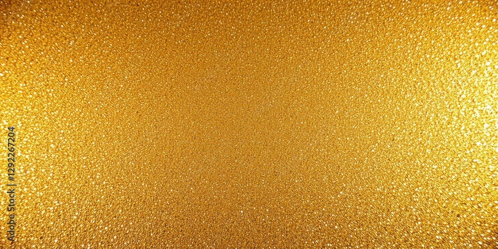 High-angle view of an abstract gold glitter background High-angle view of an abstract gold glitter background