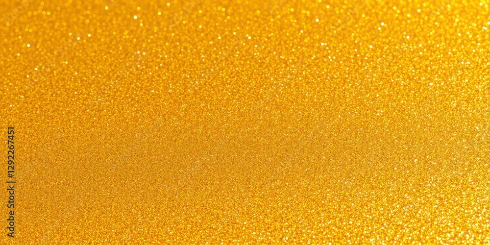 High-angle view of an abstract gold glitter background High-angle view of an abstract gold glitter background