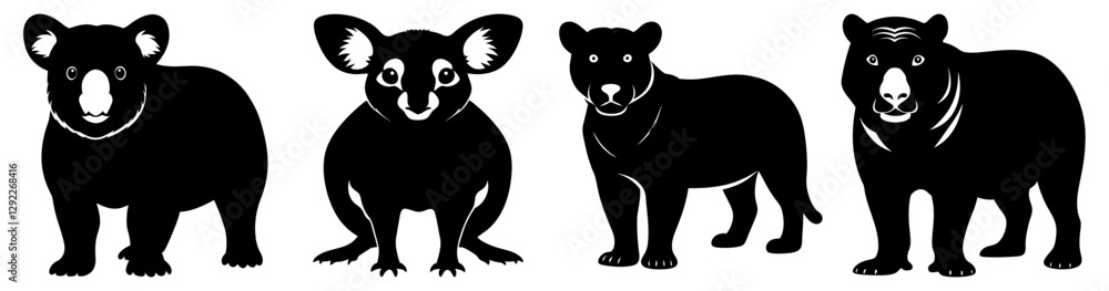 Endangered Species Bundle Unique Silhouettes for Conservation, Wildlife, and Nature Art Endangered Species Bundle Unique Silhouettes for Conservation, Wildlife, and Nature Art