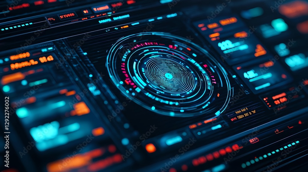 Futuristic-Data-Visualization-Interface-with-Bright-Neon-Circles-and-Panels-for-High-Tech-Applications-and-Digital-Experiences Futuristic-Data-Visualization-Interface-with-Bright-Neon-Circles-and-Panels-for-High-Tech-Applications-and-Digital-Experiences