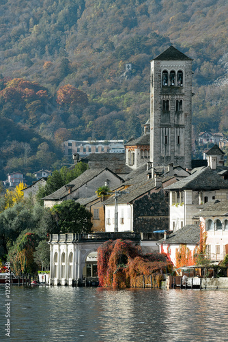 San Giulio Island, Orta Lake, Italy