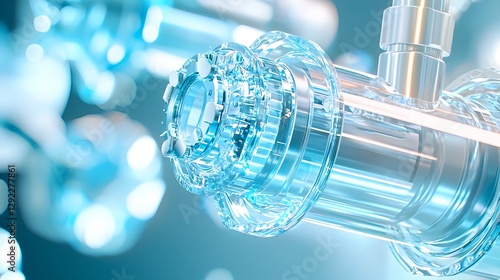Futuristic-transparent-valve-component-with-glowing-details-for-advanced-technology-and-engineering-concepts-in-industry