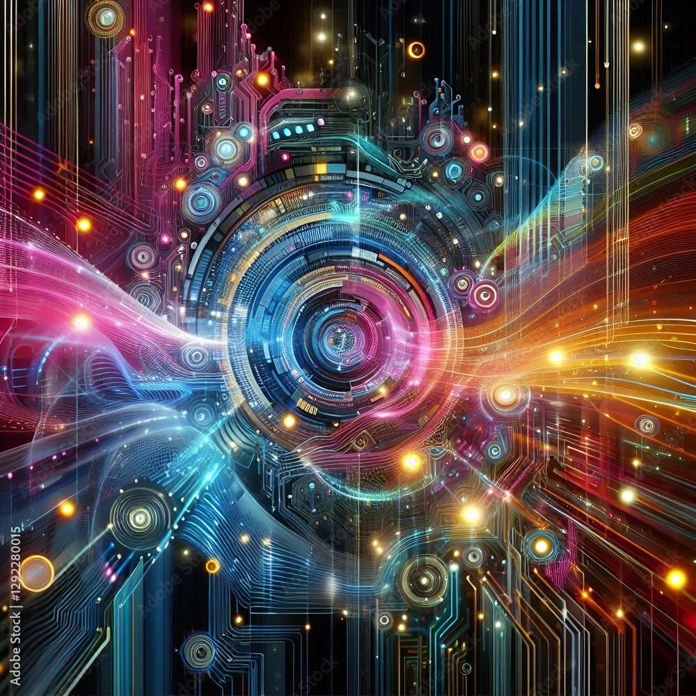 Obraz premium Advancing AI and IoT Integration: Revolutionizing Smart Technologies for Future Innovation