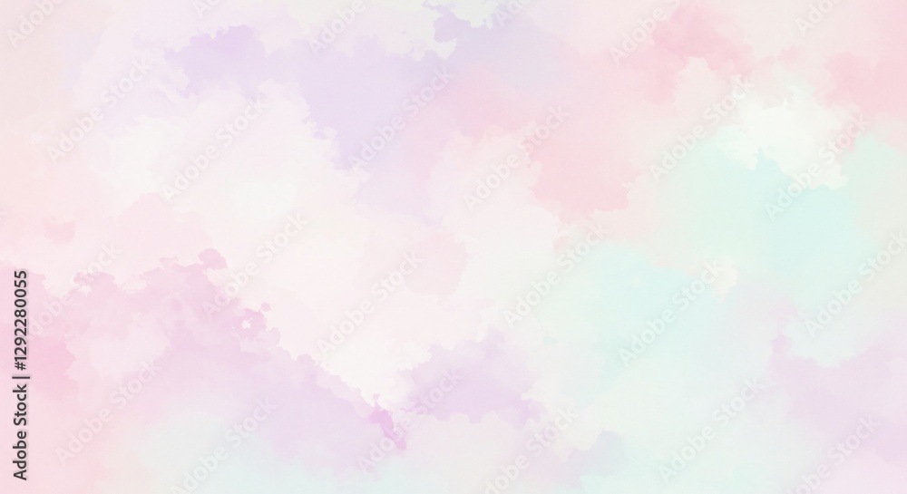 Soft pastel watercolor background with gentle brush strokes and organic textures Soft pastel watercolor background with gentle brush strokes and organic textures