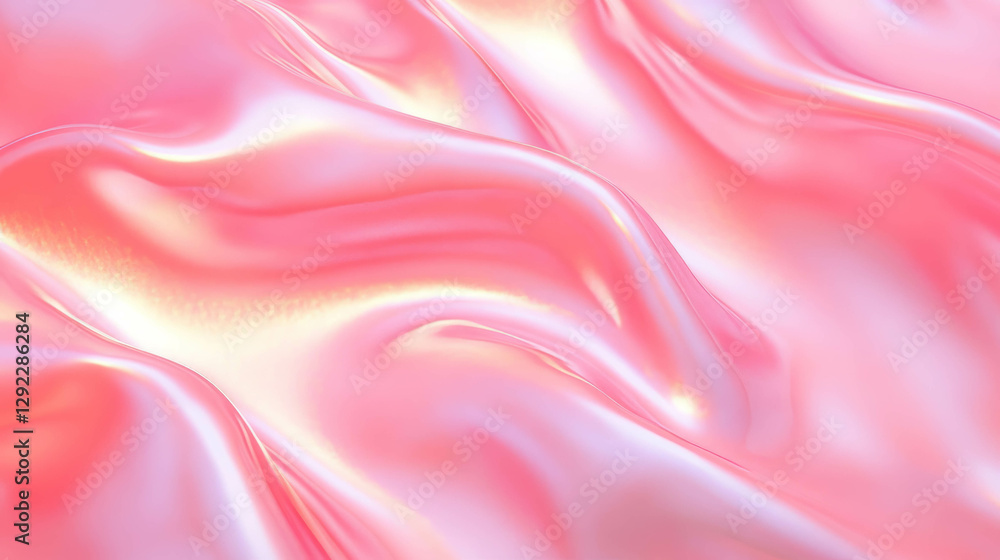 Fototapeta premium Delicate blush pink light waves for elegant background design