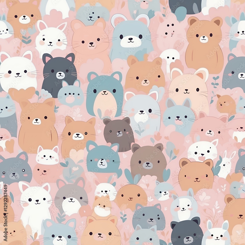 Obraz premium Cute Kawaii Character