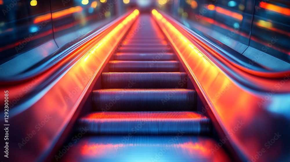 A shiny metal 3D conveyor belt system in an industrial factory setting, reflecting light from above. Overhead view of a modern empty warehouse with sleek surfaces and geometric patterns A shiny metal 3D conveyor belt system in an industrial factory setting, reflecting light from above. Overhead view of a modern empty warehouse with sleek surfaces and geometric patterns