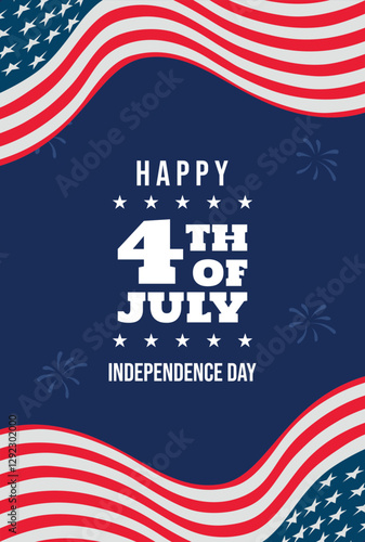 Happy independence day 4 th july, United states of america day.