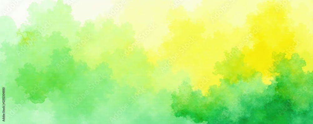 Abstract spring watercolor wash, yellow and green blend, sunshine, yellow, lime Abstract spring watercolor wash, yellow and green blend, sunshine, yellow, lime