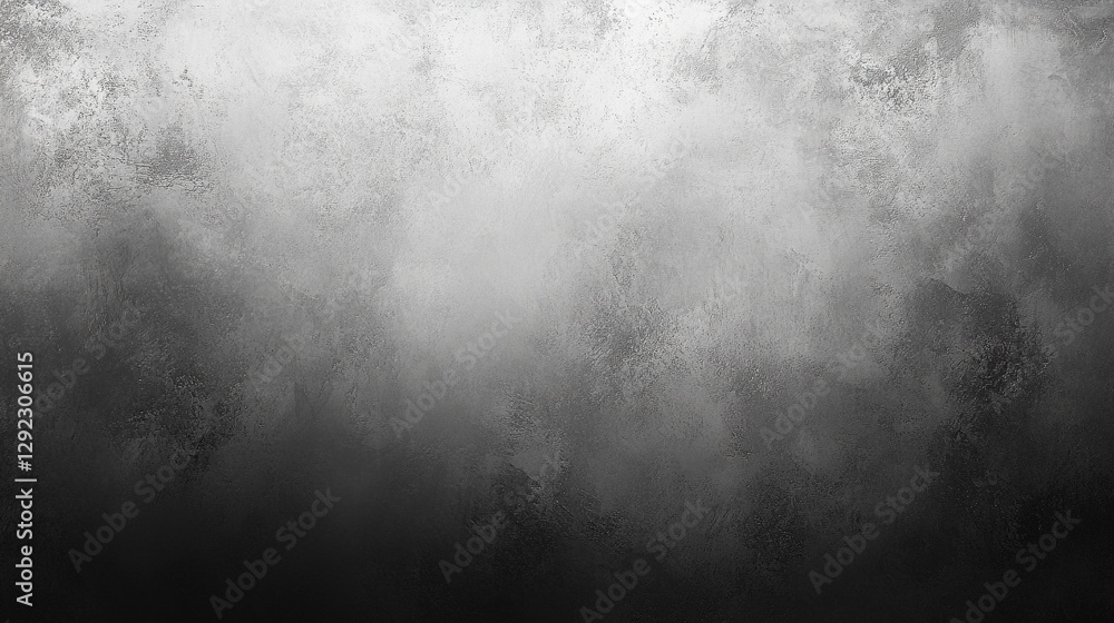 Obraz premium A smooth gray gradient texture with a seamless transition, symbolizing sophistication, balance, and neutrality. Ideal for modern, minimalist designs, evoking calm and timeless elegance