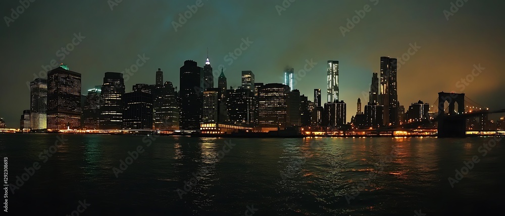 Fototapeta premium The skyline of New York City.