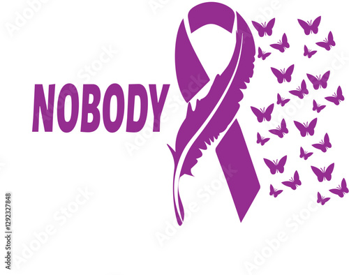 Pancreatic cancer ribbon, purple ribbon, Pancreatic cancer awareness ribbon Pancreatic, In This Family Nobody Fights Alone, purple ribbon, ribbon Pancreatic, Pancreatic, cancer awareness, Pancreatic c