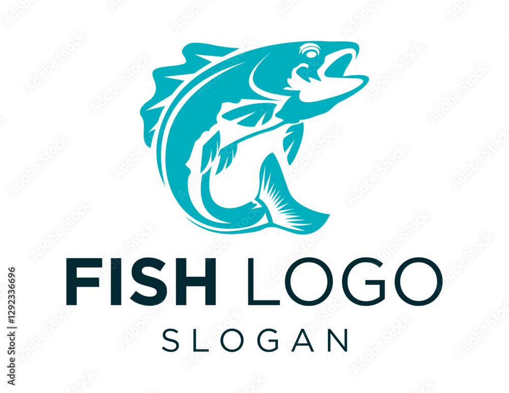 Fototapeta premium Logo design about Fish on a white background. created using the CorelDraw application.