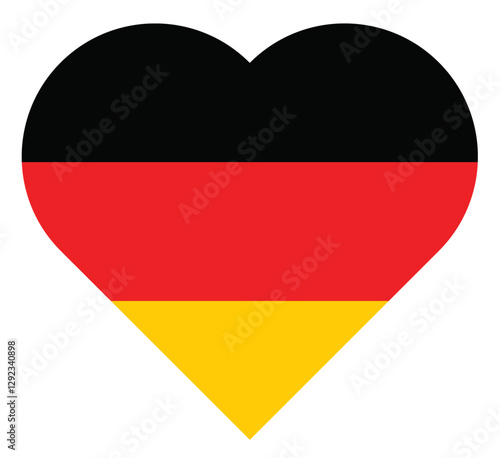 Love Heart Germany Flag Europe Country Free Download Love Heart Germany Flag Europe Country - GFXLoad