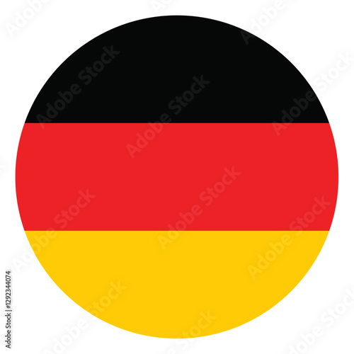 Circle Germany Flag Europe Country