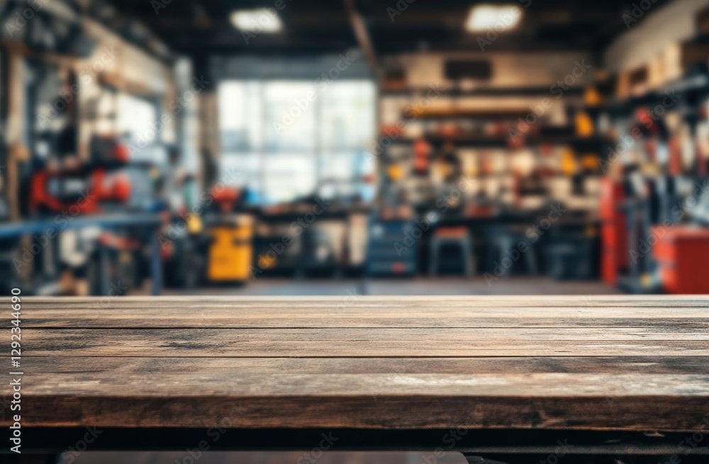 Workshop setup tools and equipment on workbench garage photography indoor close-up craftsmanship focus Workshop setup tools and equipment on workbench garage photography indoor close-up craftsmanship focus