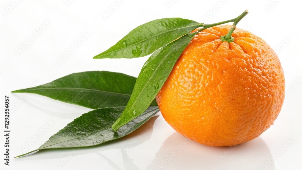 Orange with Leaves Orange with Leaves