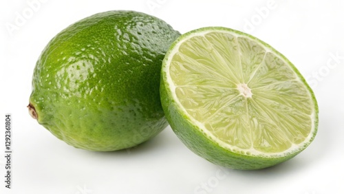 Fresh Lime Fruit Halved
