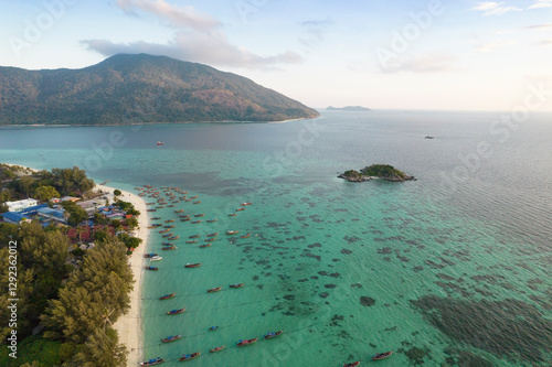 Koh Lipe is a small tropical island located in Thailand's deep south not far from Langkawi, Malaysia. photo