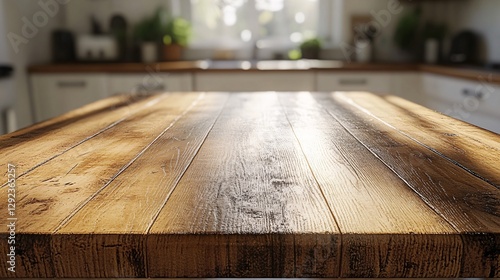 Food preparation action on wooden table in modern kitchen warm light atmosphere close-up view