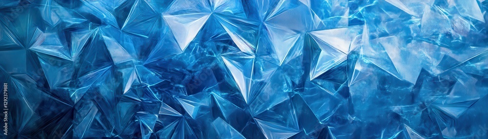 Abstract Blue Crystal Texture Background Abstract Blue Crystal Texture Background