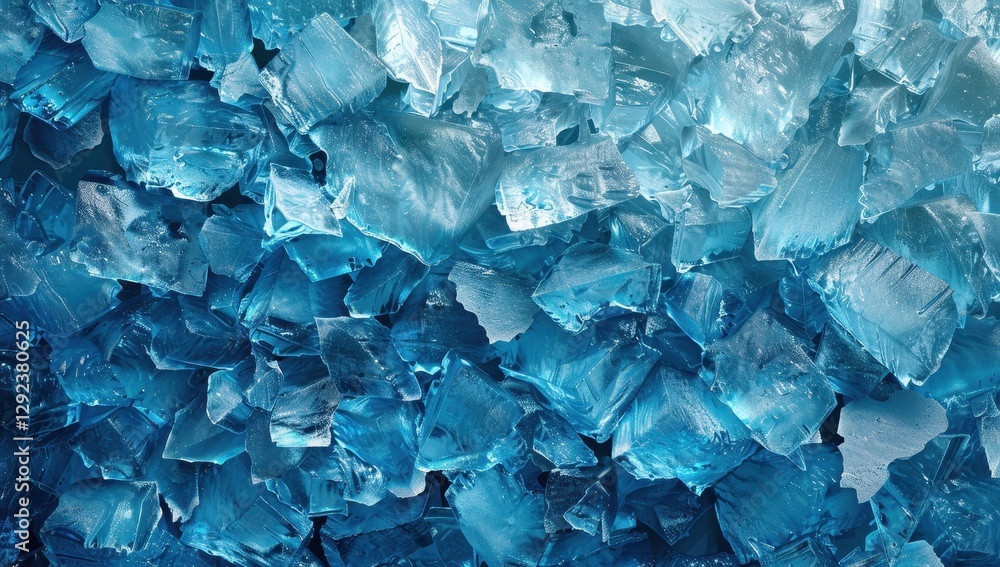 Abstract Blue Ice Texture Background Abstract Blue Ice Texture Background