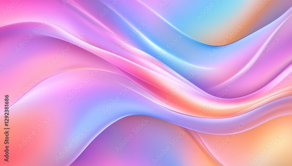 Naklejka premium Abstract Colorful Wave Background Texture Design