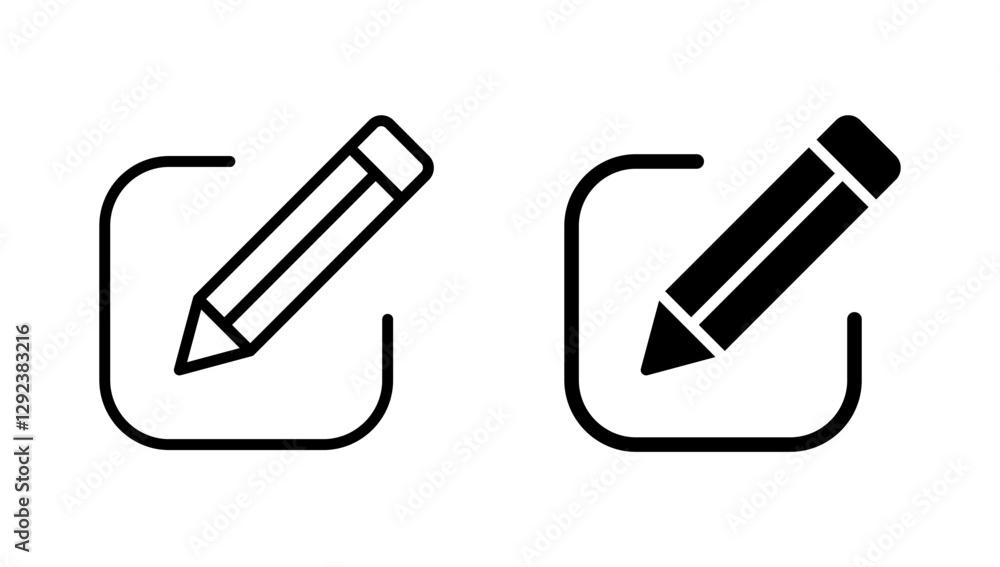 Edit icon vector. edit document sign and symbol. edit text icon. pencil. sign up Edit icon vector. edit document sign and symbol. edit text icon. pencil. sign up