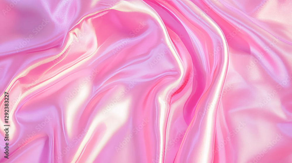 Elegant abstract pink satin fabric background with soft highlights for romantic design Elegant abstract pink satin fabric background with soft highlights for romantic design