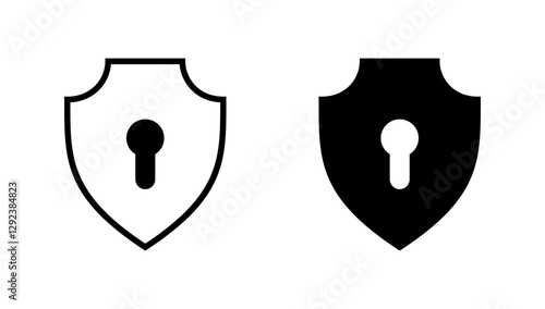 Security icon vector. protection sign and symbol. privacy. vpn