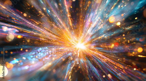 Abstract Sun Burst