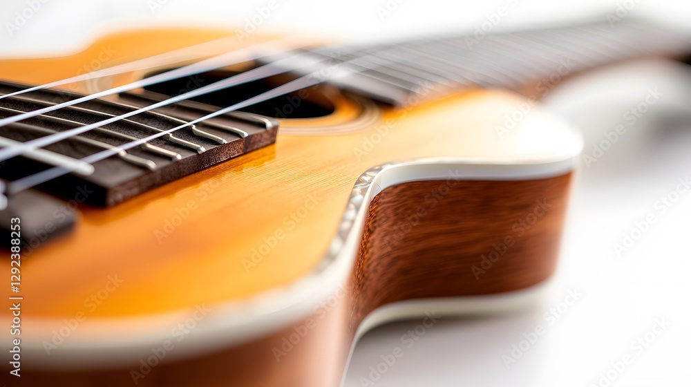 Fototapeta premium Artistry workshop crafting handmade melodies with wooden ukuleles