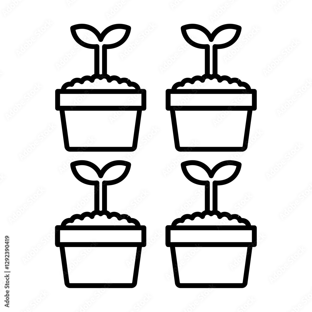 Algae-Based Biofuel icon in outline style Algae-Based Biofuel icon in outline style