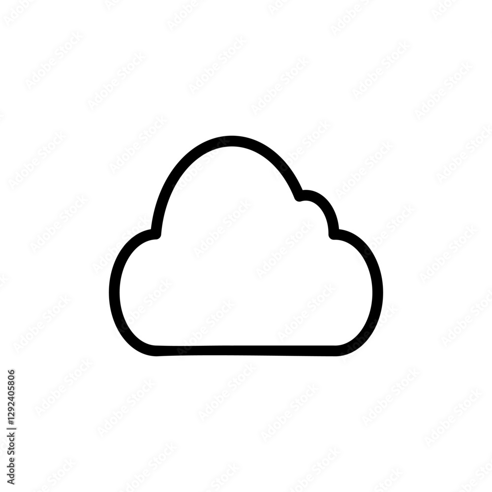 Cloud icon vector illustration. cloud sign and symbol Cloud icon vector illustration. cloud sign and symbol